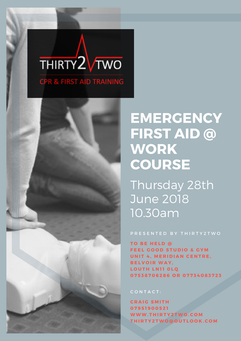 Emergency First Aid @ Work Course – THIRTY2TWO